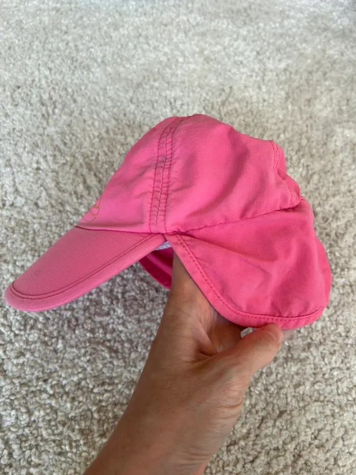 Casquette rose protège nuque - 6 à 12 mois - tribord / oxylane - photo numéro 2