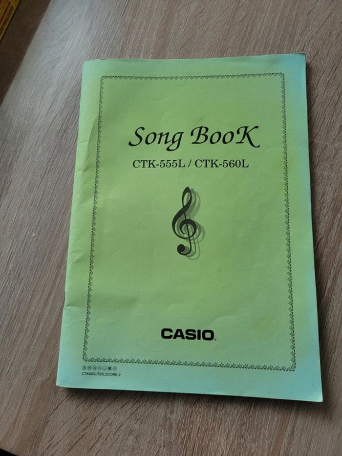 Song book CTK-555L/CTK-560L