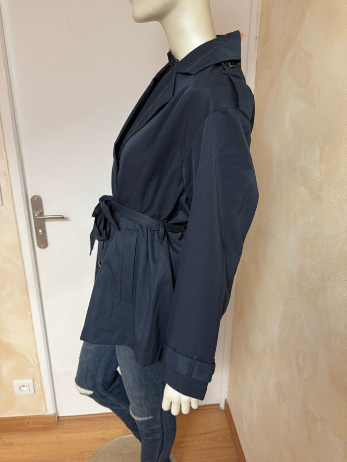 Trenchcoat ONLY – Taille L – Neuf avec étiquette – Bleu marine - photo numéro 5