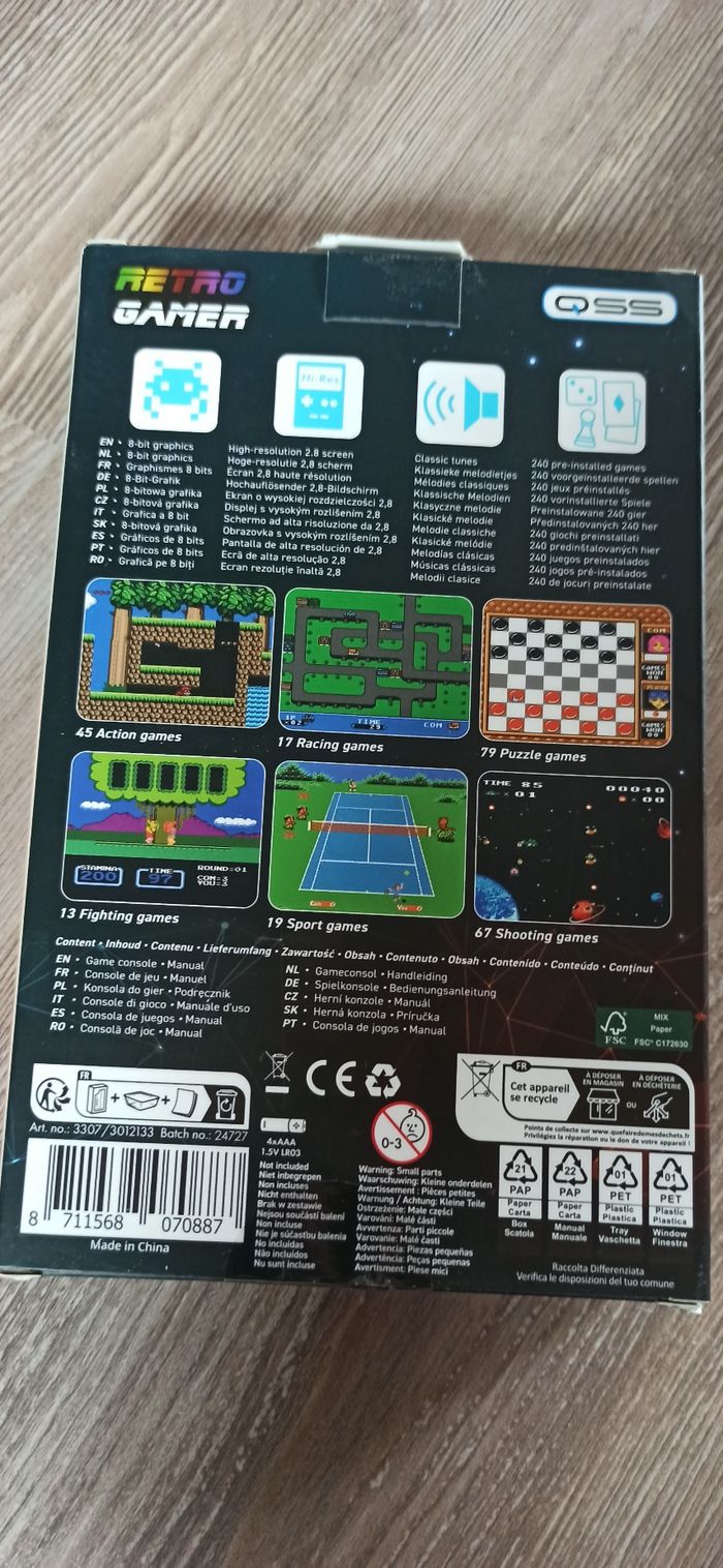 Console de jeux enfants bleue - photo numéro 3