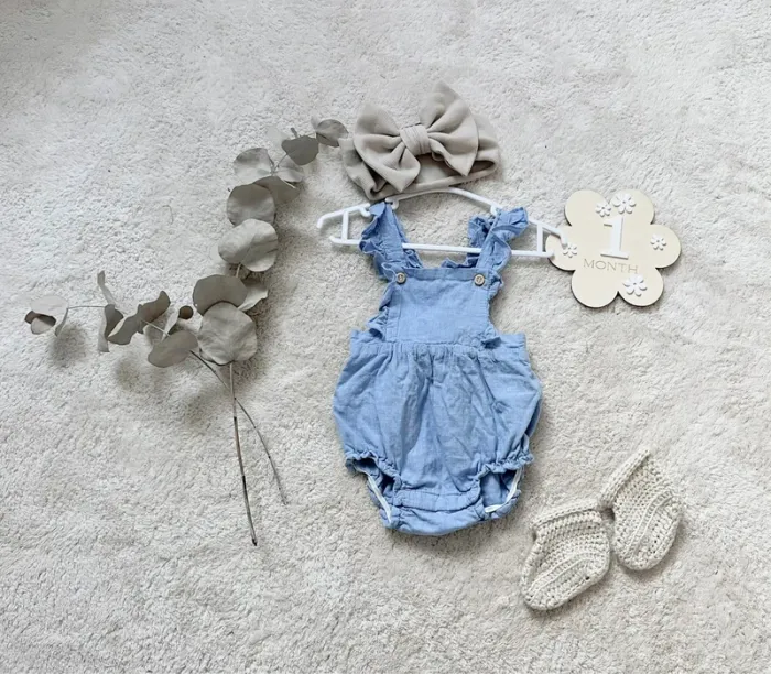 Barboteuse H&M 3 mois bleue