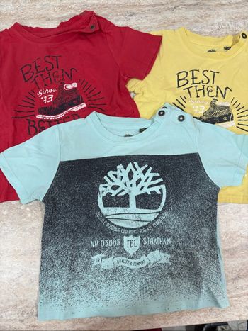 Lot de 3 t-shirt Timberland neuf
