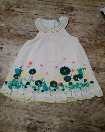 Jolie robe fleurie été fille 3 mois