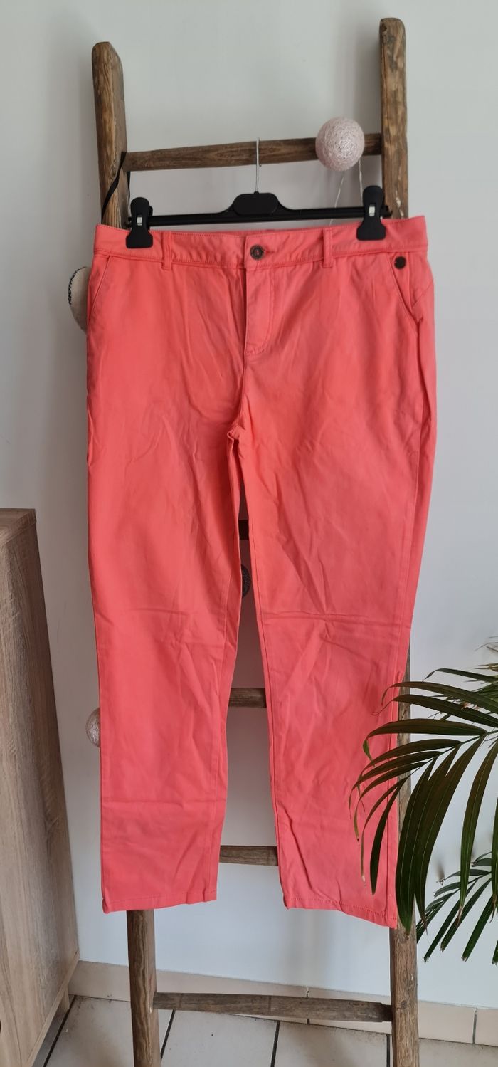 Pantalon Cache Cache rose taille 42 XL