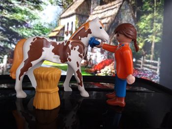 Playmobil Equitation 4190 Personnage et son cheval du centre équestre 2007