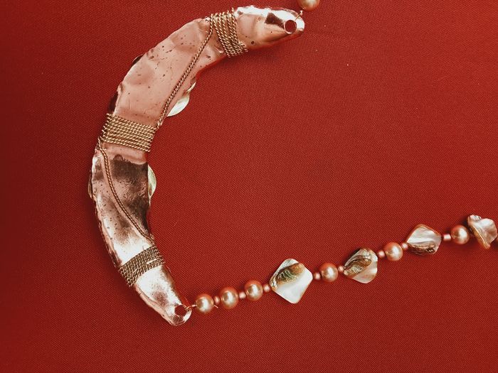 Collier metal et perles doré - photo numéro 8