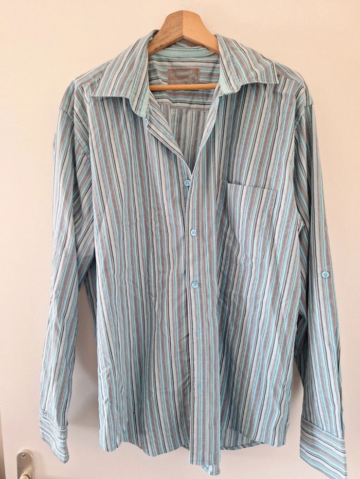 Chemise Rayé XL Armand Thierry #H42XL-002