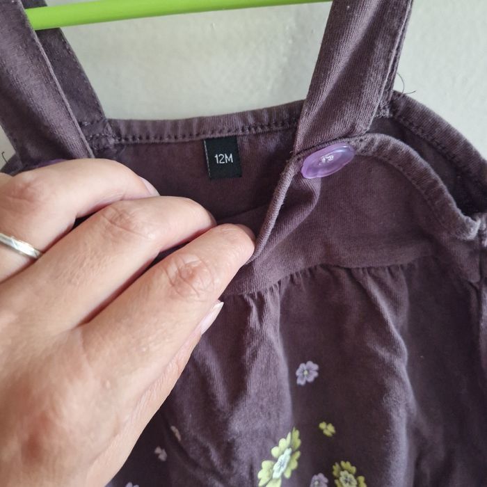 1 an tunique marron fleuri - photo numéro 3