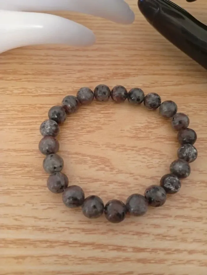 Cadeau femme homme Bracelet en pierres naturelles 19cm protection énergétique - photo numéro 2