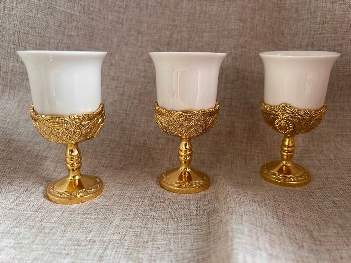 🌟 Lot de 6 Coquetiers d'Exception - Style Baroque & Chic 🌟 - photo numéro 2