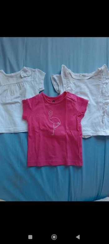 3 tee-shirts 3 mois