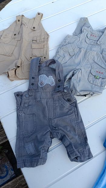 Lot salopette 3 mois