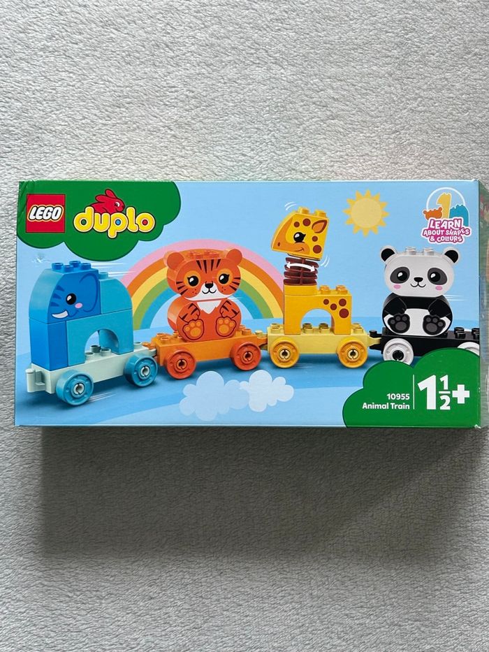Lego Duplo train animaux