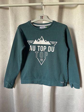Pulls sweat vert 10 ans la fabrique des garçons