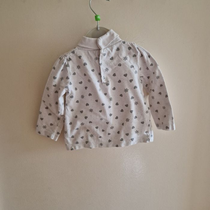 80 cm sous pull blanc a coeur gris - photo numéro 4