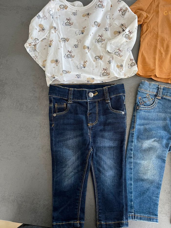 Lot de 3 hauts et 3 pantalons - photo numéro 2
