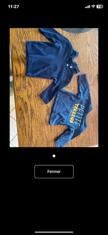 Lot de 2 t-shirts manches longues
