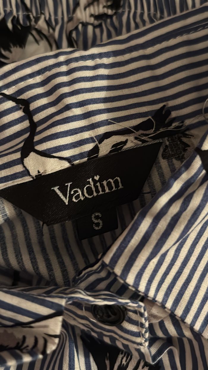 Ensemble haut chemise + jupes à rayures Vadim T36/38 - photo numéro 4