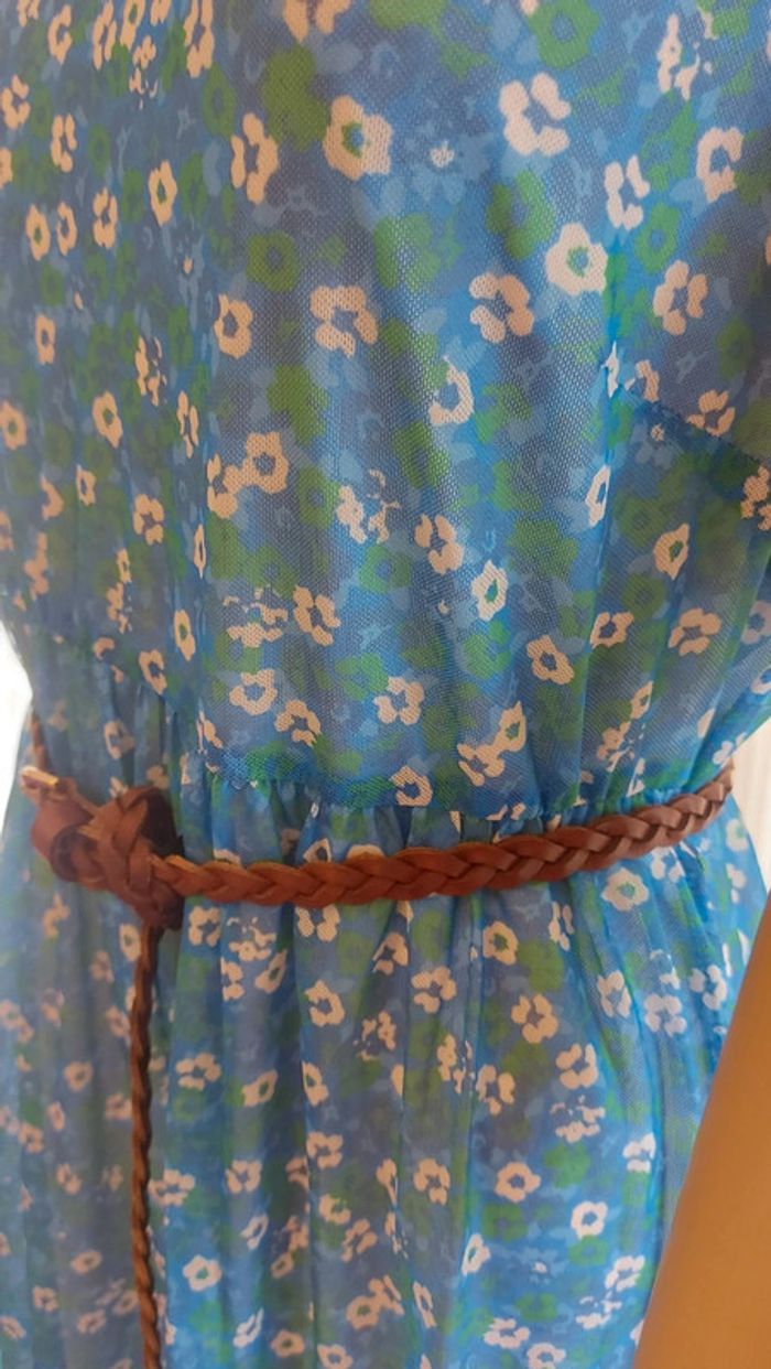 Ceinture tressée en cuir Marron H&M de - photo numéro 4