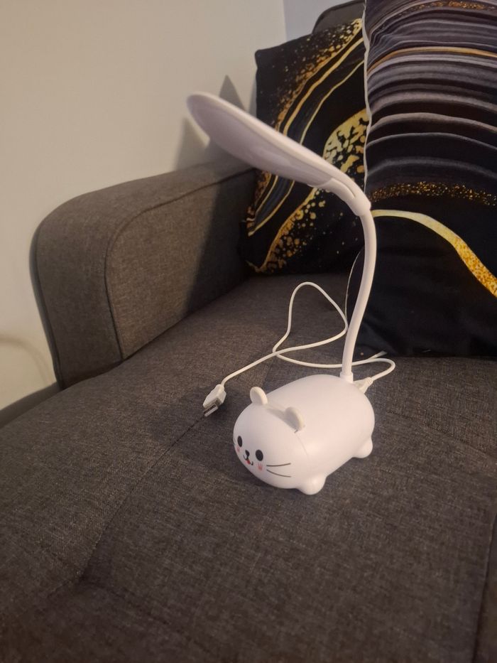 Lampe de bureau chat kawaii à led - photo numéro 2