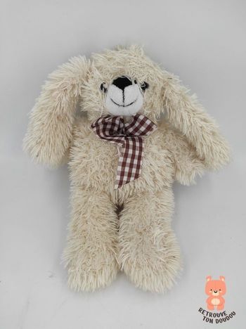 Peluche Lapin Blanc Ivoire Enesco