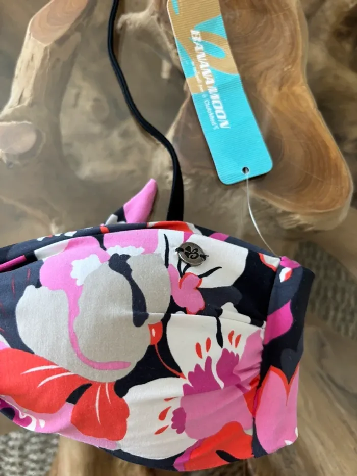 Haut de maillot de bain rembourré Banana Moon bandeau fleurs - photo numéro 4