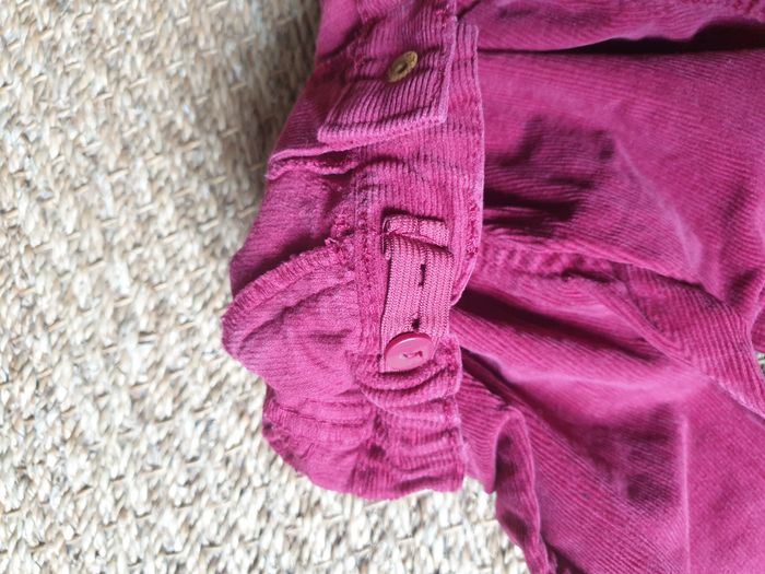 Lot 2 pantalons en velours côtelé fille - photo numéro 6