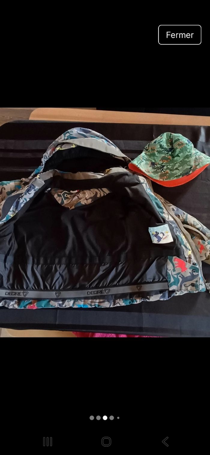 Manteau Dino Degré 7 taille 6 ans - photo numéro 3