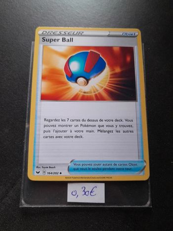 Carte Pokémon Super Ball 164/202