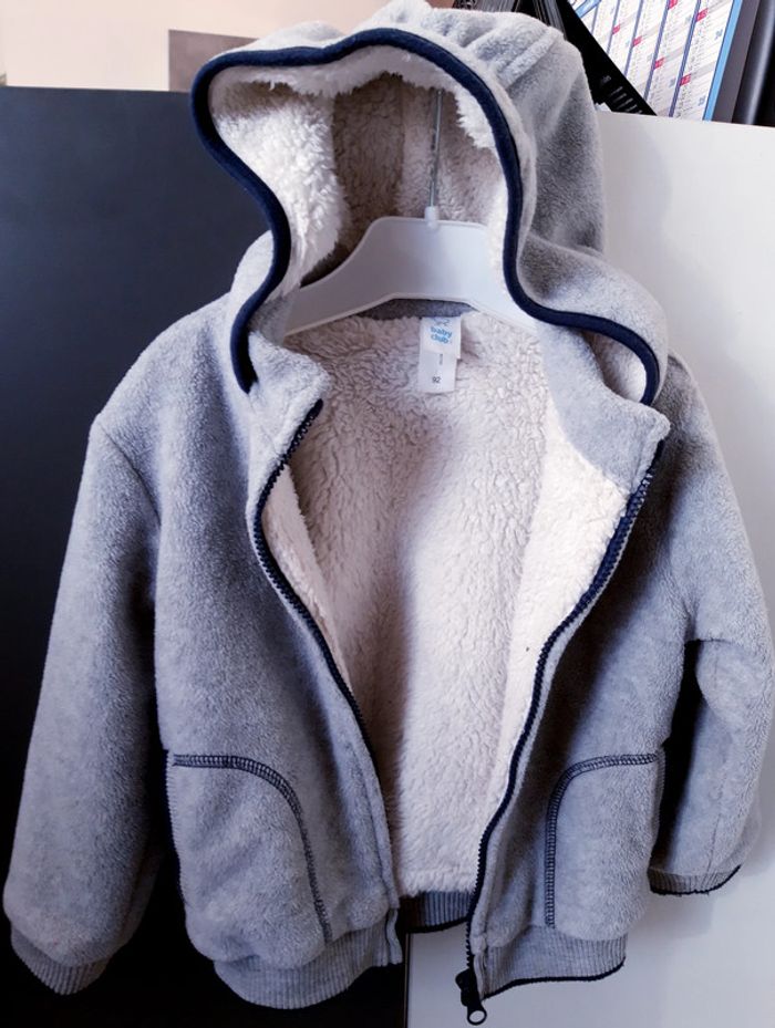 Veste zippée à capuche garçon-fille 24-36 mois / Baby club - photo numéro 3