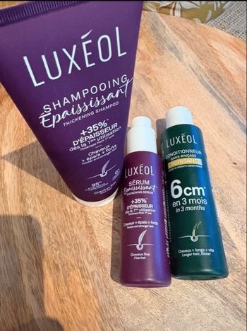 Produits luxeol cheveux neufs 