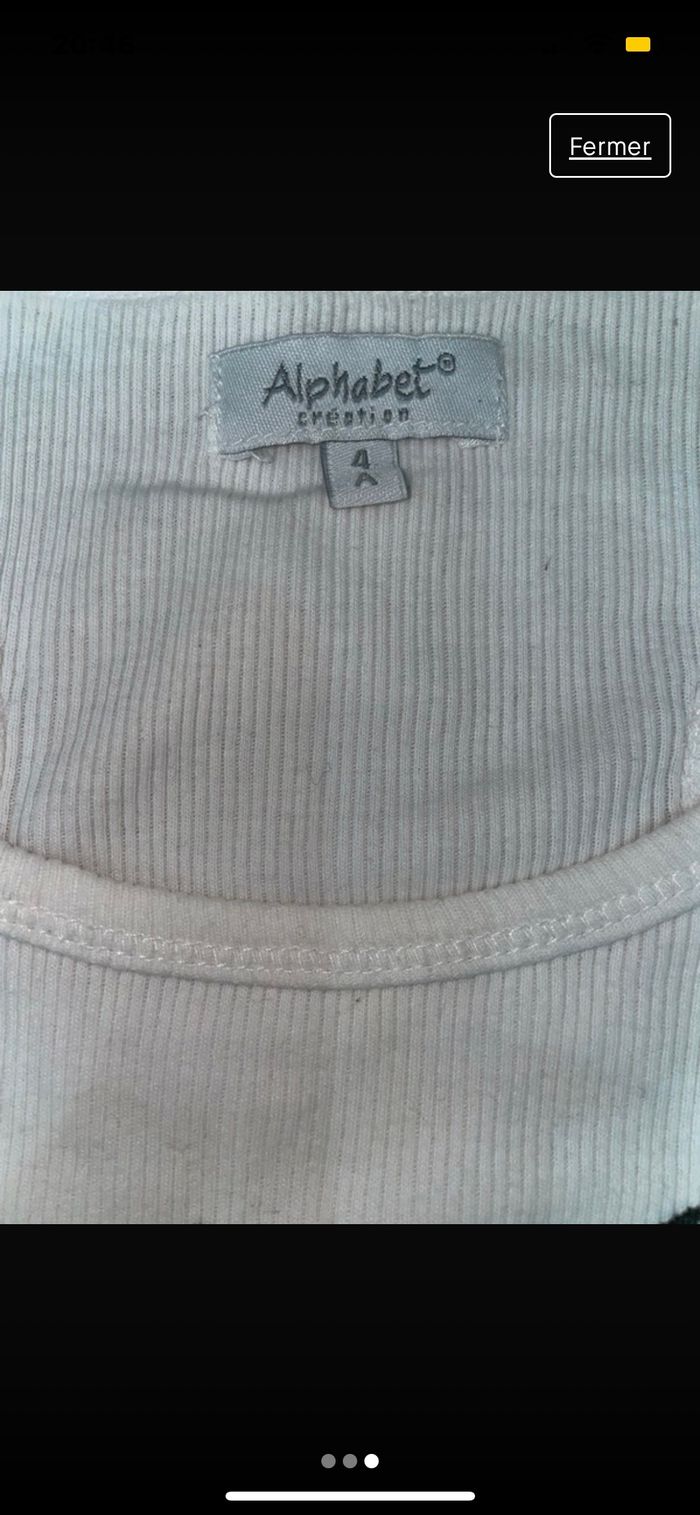 Débardeur 4 ans - photo numéro 3