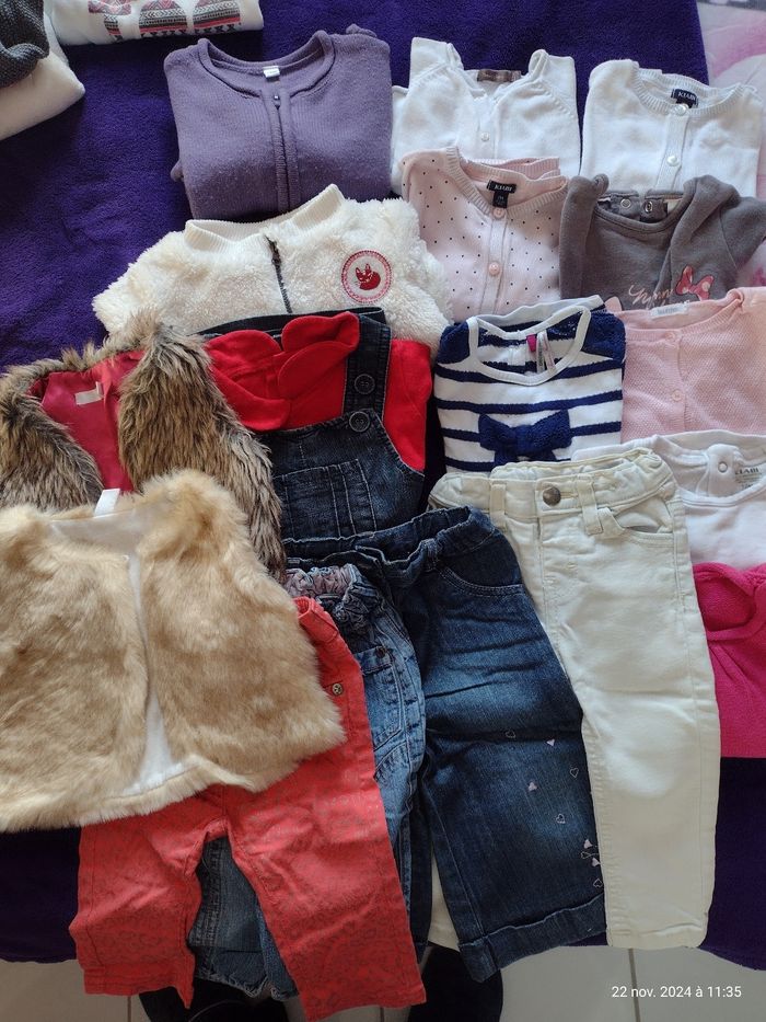 Lot hiver fille 12 mois