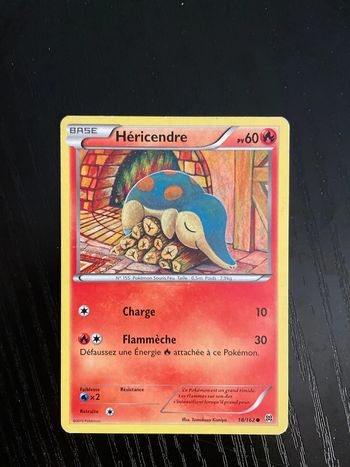 Carte Pokémon Héricendre 18/162