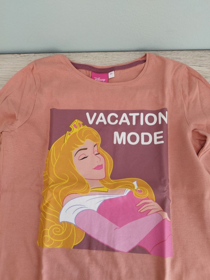 Tee-shirt manches longues fille 8 ans - photo numéro 2
