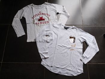 2 tee shirts manches longues