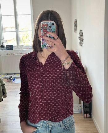 Blouse bordeaux