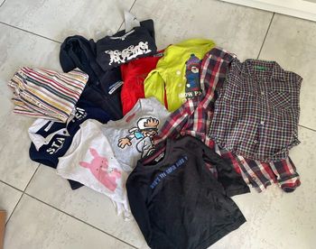 LOT Pantalon/Chemise/gilet/t-shirt- 3/4 ans