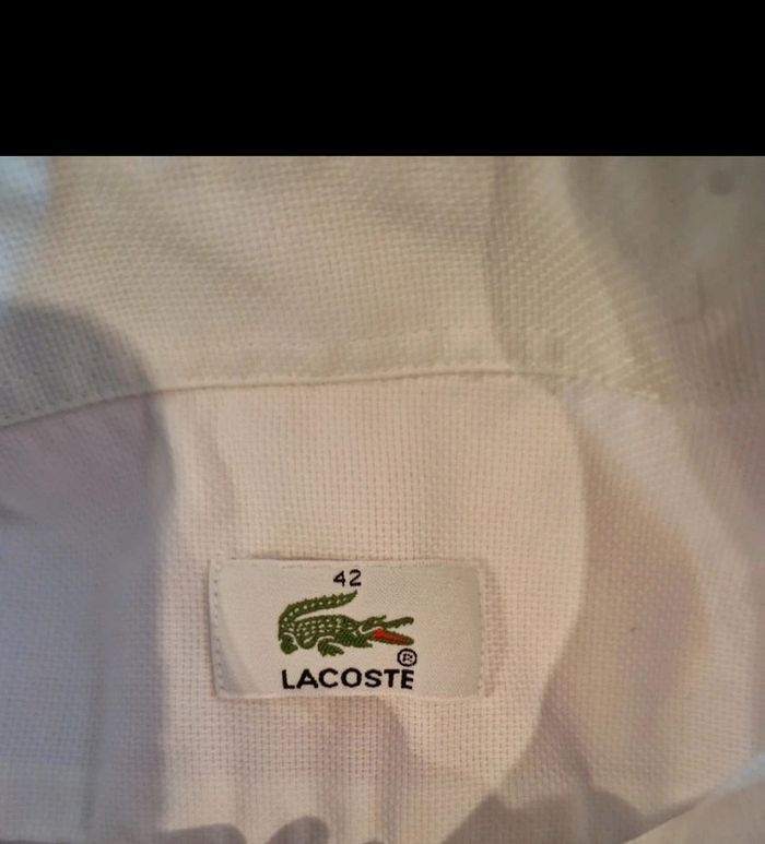Chemise manches courtes "Lacoste " - photo numéro 3