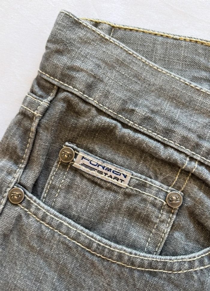 Jean homme gris clair vintage y2k 00s taille XL/48 – coupe droite regular – 100% coton - photo numéro 8