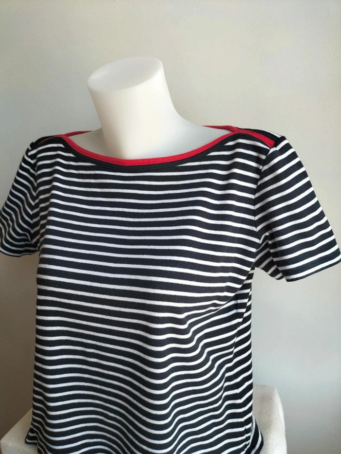 T Shirt Marinière Femmes Tommy Hilfiger - XL - photo numéro 2