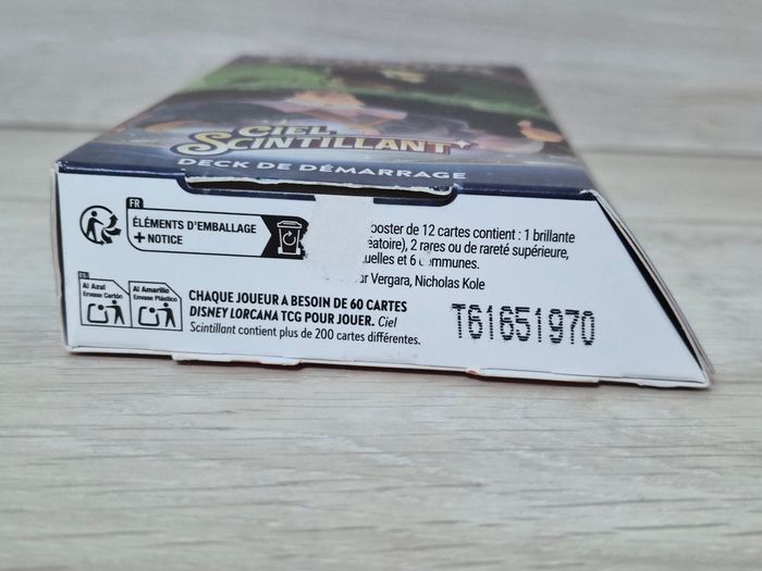 Deck de démarrage Disney Lorcana Ciel scintillant émeraude acier neuf - photo numéro 5