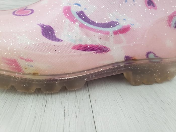 Bottes de pluie licorne lumineuse taille 26 - photo numéro 8