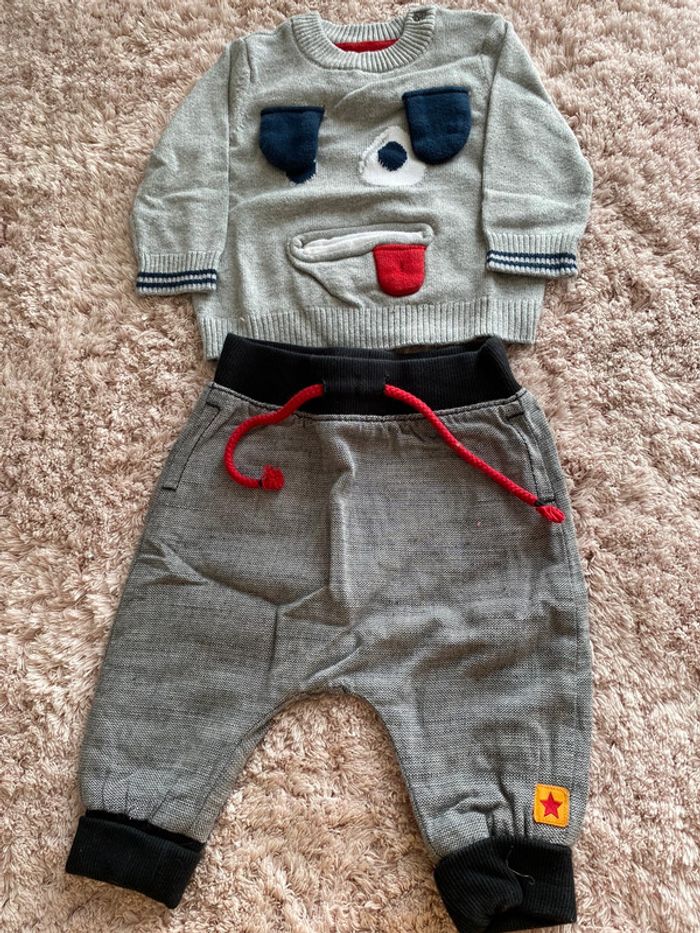 Ensemble pull et pantalon sarouels Orchestra 3 mois