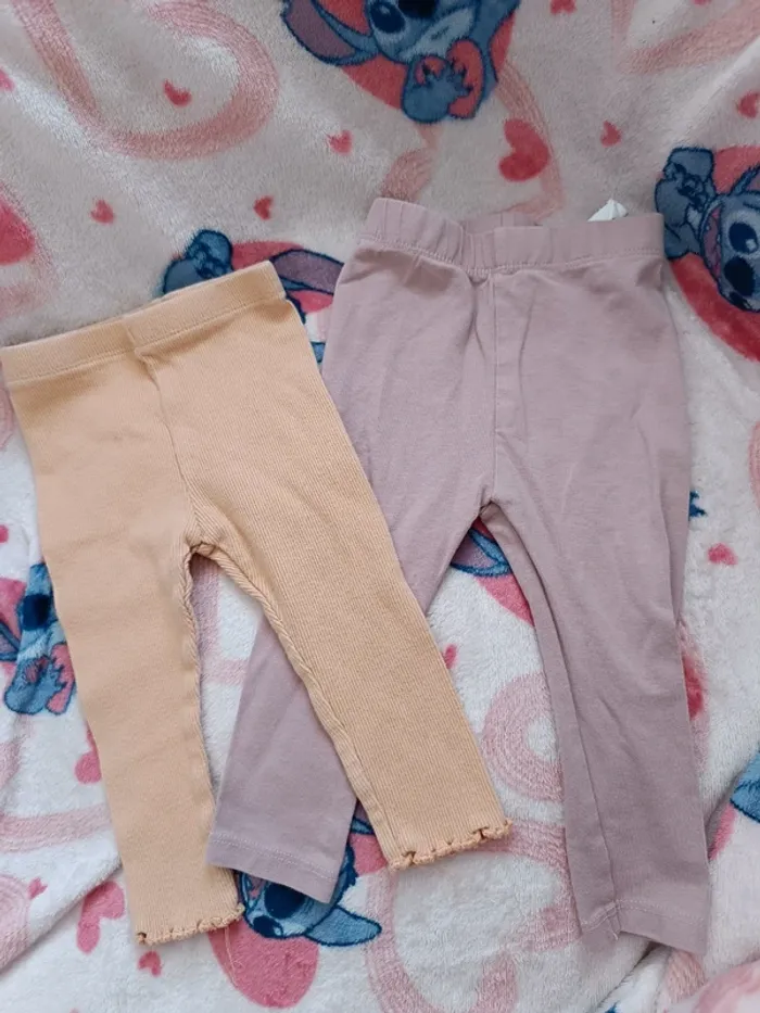 Lot leggings gemo Kiabi taille 12 mois