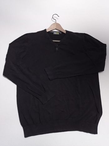 Pull coton noir L