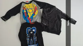 Lot de 3 tee shirt manches longues