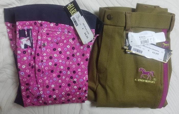 Lot 2 pantalons équitation