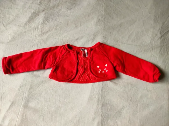 Veste boléro bébé fille 6 mois