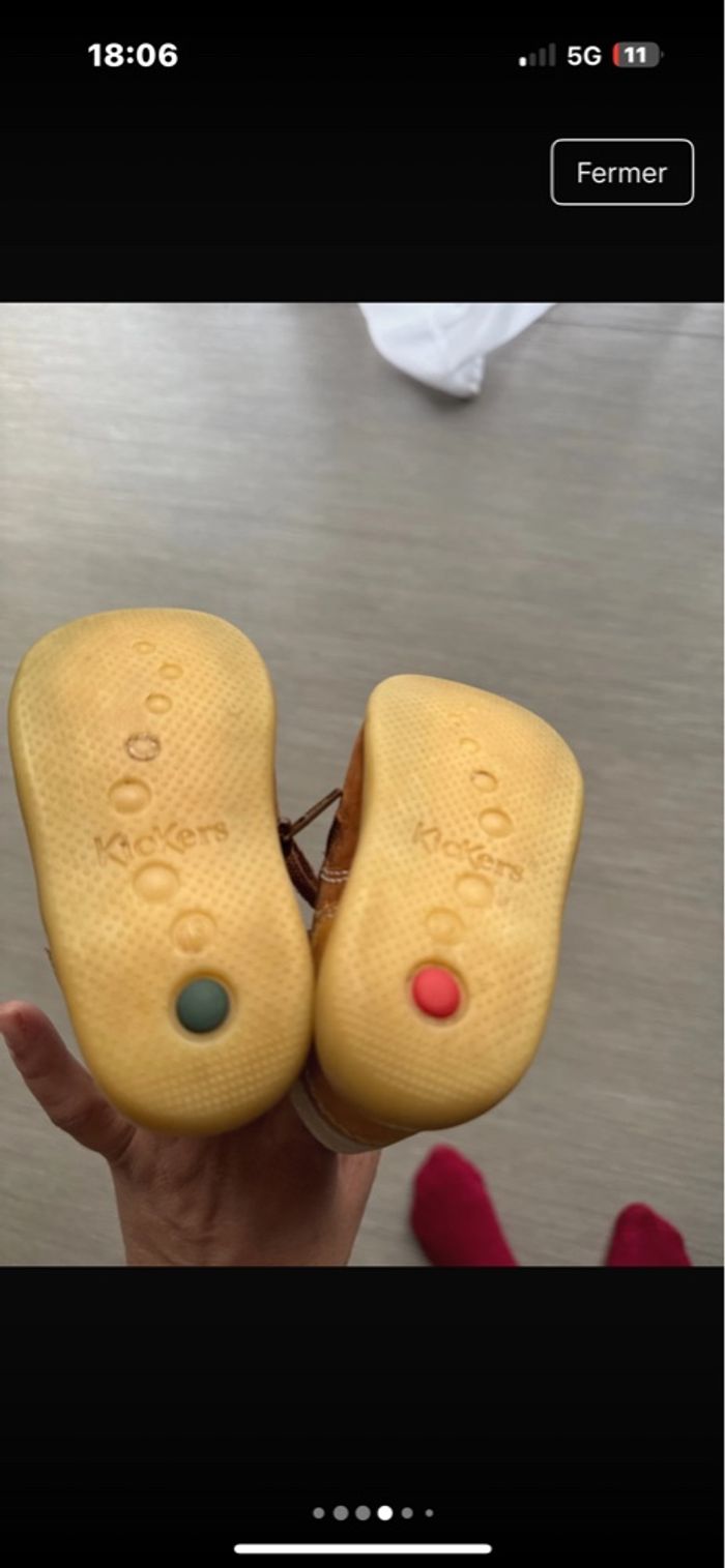 Kickers bébé garçon taille 19 - photo numéro 8